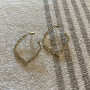 Kendra Scott Miku hoop earrings